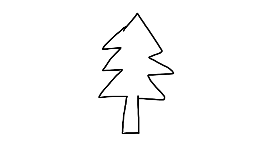 Sketch of a tree